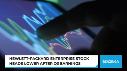 Hewlett-Packard Enterprise Stock Heads Lower After Q3 Earnings