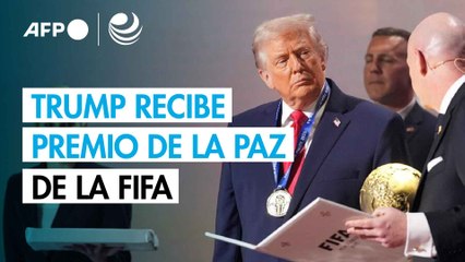 Trump es galardonado con el primer Premio de la Paz de la FIFA