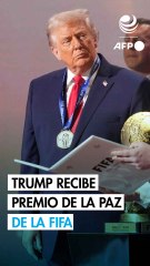 Trump es galardonado con el primer Premio de la Paz de la FIFA