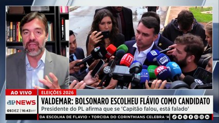 Valdemar sobre candidatura de Flávio: “Se Bolsonaro falou, está falado!”