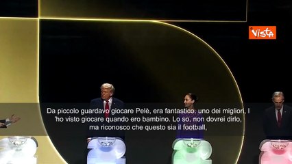 Trump: Da piccolo guardavo giocare Pelé. Il vero football è questo, non quello americano