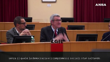 Landini: "Con lavoro povero e precariato e' crisi della democrazia"