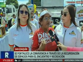Carabobo | Embellecen espacios públicos para promover el esparcimiento a familias de San Joaquín