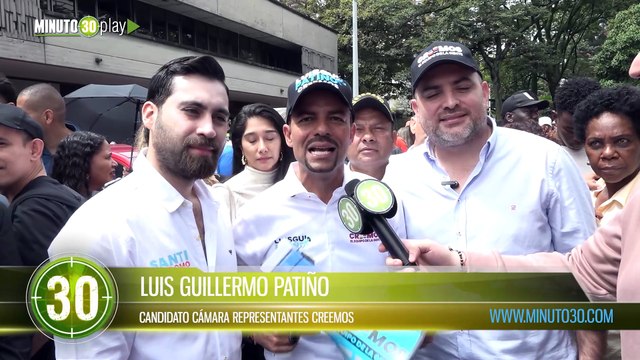 Luis Guillermo Patiño encabeza la lista de 'Creemos' a la Cámara por Antioquia con el número 101