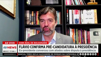 Eduardo Bolsonaro se pronuncia em inglês sobre candidatura de Flávio à Presidência
