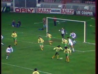 PARIS SG - NANTES - 1983 - SAISON 1983/1984 -