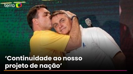 Flávio anuncia pré-candidatura à Presidência por indicação de Bolsonaro