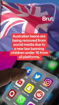 Australia bans social media for all users under the age of 16.