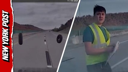 Illegal alien trucker with New York license arrested after cargo of tires dump onto Oklahoma highway