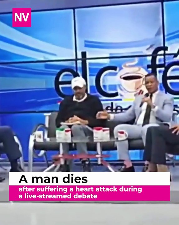 Man dies after suffering a heart attack during live-streamed debate