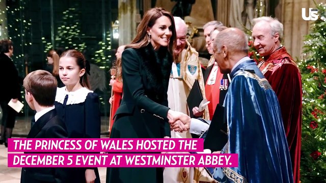 Kate Middleton & Kids Attend 2025 Christmas Carol Service at Westminster Abbey