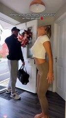 The husband reaction when his wife has her period says it all#periodproblems #marriagehumor #husband