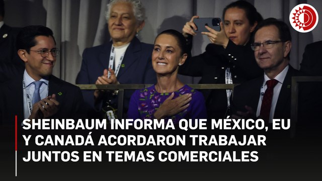 Sheinbaum se reúne con Trump y Carney tras sorteo del Mundial 2026: así el encuentro en Washington
