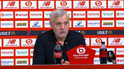 Bruno Genesio après la victoire du Losc contre l’OM : « J’ai vu un très beau match » - Foot - Ligue 1 - Losc