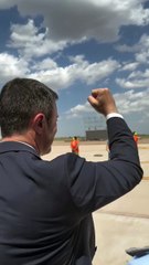 Así fue la llegada de los F-16 a cielos argentinos durante este viernes 6 dic.