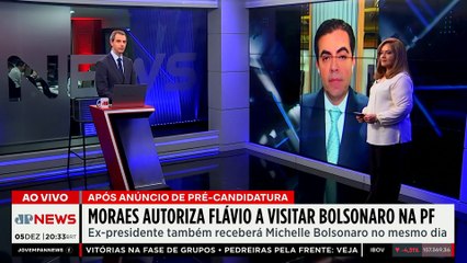 Moraes autoriza Flávio Bolsonaro a visitar ex-presidente na PF