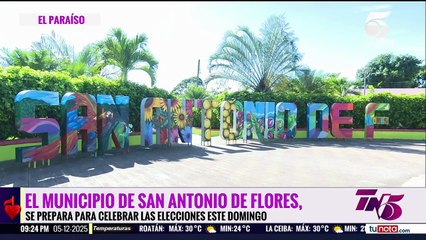 El municipio de San Antonio de Flores, se prepara para celebrar las elecciones este domingo