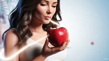Pregnant_Woman_Eating_Apple_Animation