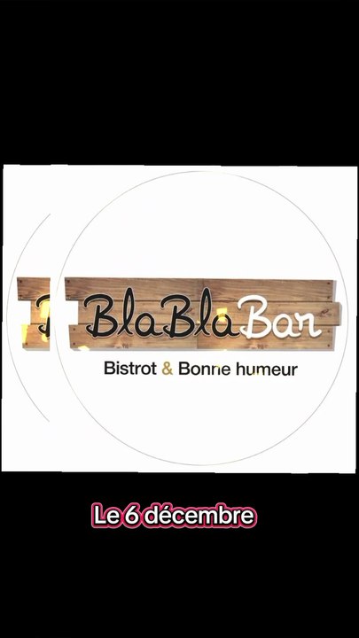 Bonjour le 6 décembre Venez nombreux Aujourd'hui nous rejoindre au Bla Bla Bar à Rezé pour la première fois pour danser et chanter La Musique Latine et Standard Français. Merci d' avance A bientôt🤩🤩🤩 Réservations ☎️ au 06 76 82 69 02
