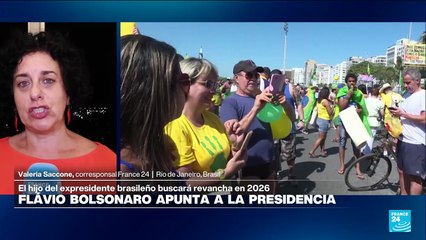 Hijo mayor de Jair Bolsonaro sustituiría al exmandatario en la carrera por la Presidencia de Brasil