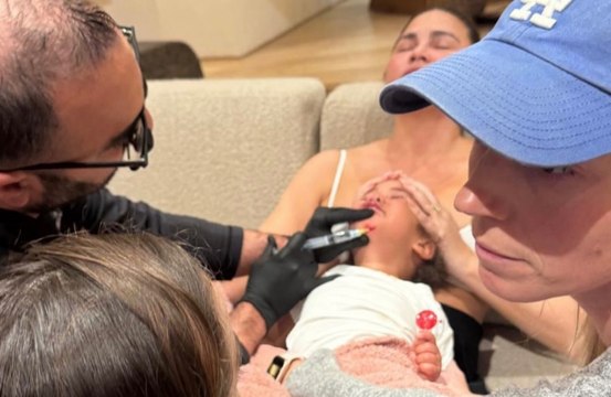 Chrissy Teigen and John Legend's daughter Esti has chin stitched up