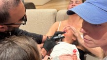 Chrissy Teigen and John Legend's daughter Esti has chin stitched up