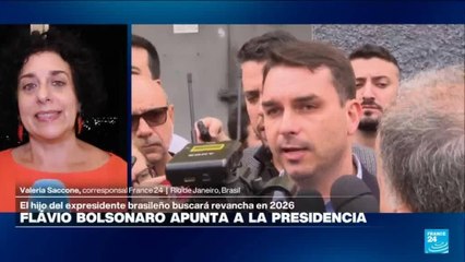 Hijo mayor de Jair Bolsonaro sustituiría al exmandatario en la carrera por la Presidencia de Brasil