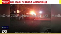കോട്ടയം തലയോലപറമ്പിൽ ഗ്യാസ് സിലണ്ടർ കയറ്റിയ ലോറി കത്തിക്കാൻ ശ്രമം