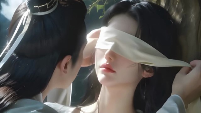 Xiaolongnu hit on her acupuncture points and her eyes covered 小龍女麻軟在地，過兒，你昨晚那樣對我 The Legend of Condor Heroes 神鵰俠侶 AI 終南山下