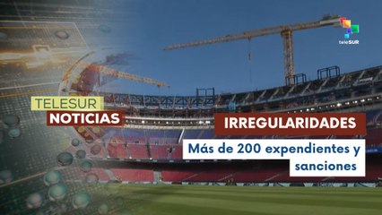 Larga lista de irregularidades en las obras del Camp Nou del F.C. Barçelona