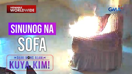 Batang napaglaruan ang posporo, aksidenteng nasilaban ang sofa! | Dami Mong Alam, Kuya Kim!