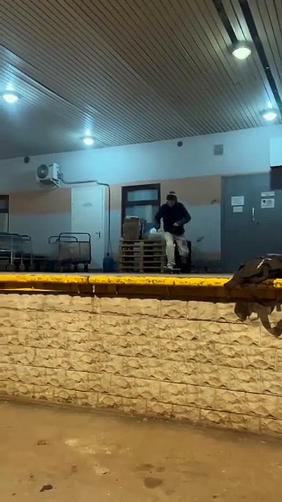 Skateboarder Accidentally Wipes Out a Delivery Driver - Skate Trick Gone Wrong