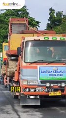 Polda Riau Kirim 2 Alat Berat dan Kontainer Pendingin, Bantu Penanganan Bencana Sumbar