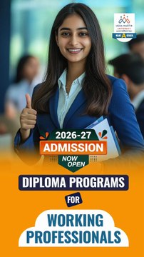 Diploma for Working Professionals Admission 2026 Now Open – Apply Today!