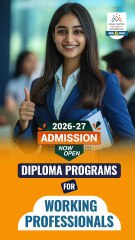 Diploma for Working Professionals Admission 2026 Now Open – Apply Today!