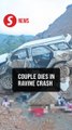 Soon-to-be wed couple killed after vehicle plunges into ravine