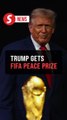 Trump awarded first FIFA Peace Prize at World Cup draw