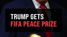 Trump awarded first FIFA Peace Prize at World Cup draw