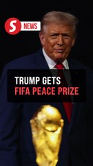Trump awarded first FIFA Peace Prize at World Cup draw