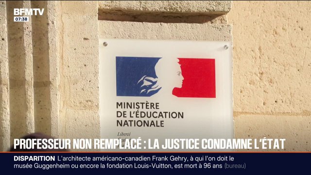 À Lille, la Justice condamne l'État en raison d'absence prolongée d'un professeur