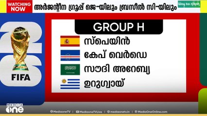 2026ൽ നടക്കാനിരിക്കുന്ന ഫിഫ ലോകകപ്പിന്റെ മത്സരക്രമം പുറത്ത്