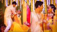 Krish Pathak & Sara Khan's Haldi Ceremony - YELLOW Is The Colour Of Love For The Star-Couple