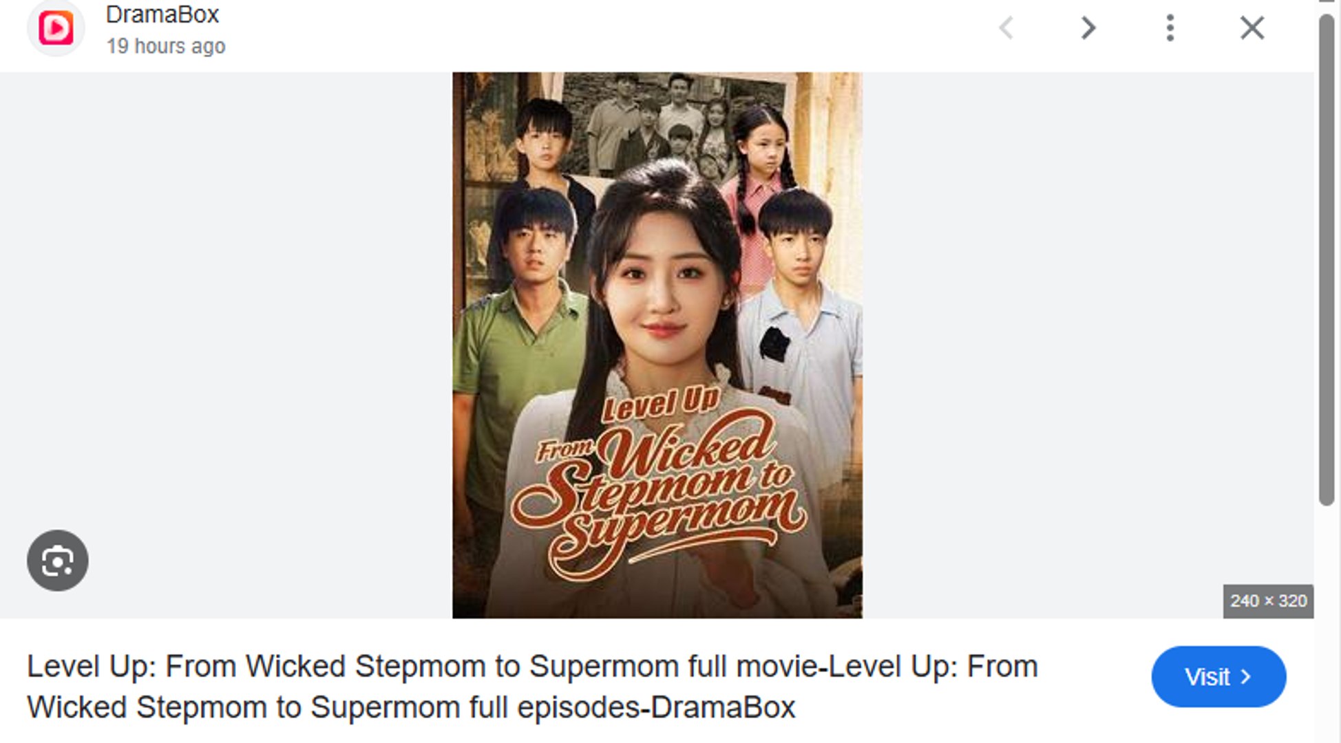 ⁣Level Up From Wicked Stepmom to Supermom Chinese Drama - English Sub