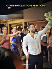 Other bouquet toss reactions but the last one 🥹❤️‍