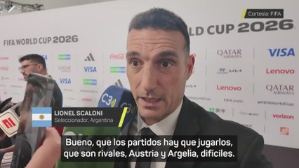 SCALONI: “¿JORDANIA? Ya tenemos la experiencia de ARABIA…” | reacción ARGENTINA sorteo MUNDIAL 2026