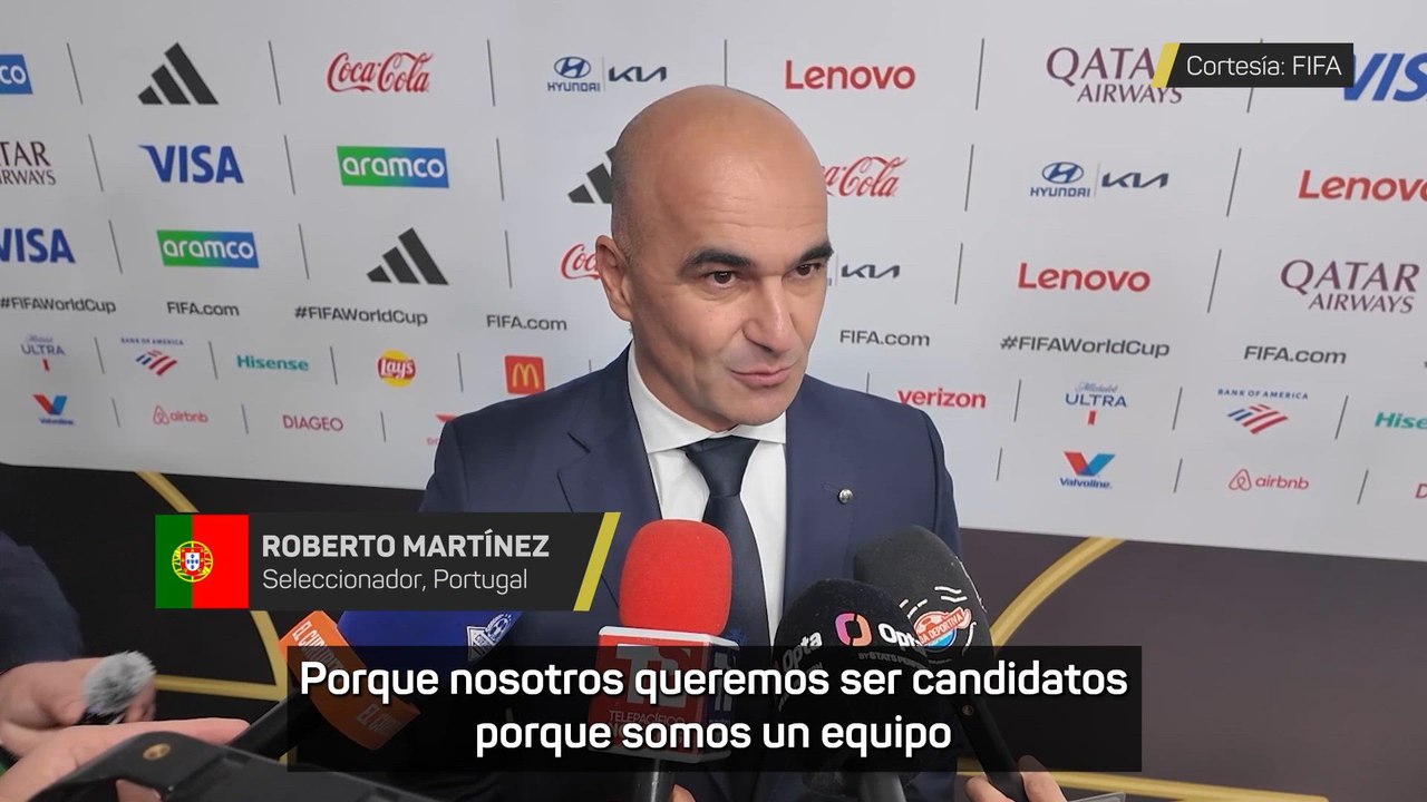 ROBERTO MARTÍNEZ: "¿Favoritos? Solo los que ya han ganado un Mundial" | reacción PORTUGAL sorteo MUNDIAL 2026