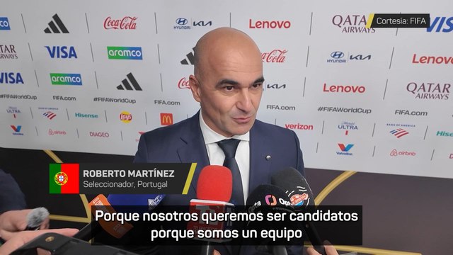 ROBERTO MARTÍNEZ: ¿Favoritos? Solo los que ya han ganado un Mundial | reacción PORTUGAL sorteo MUNDIAL 2026