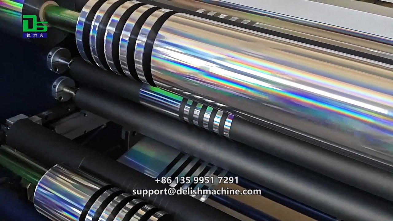 DELISH foil slitting rewinding machine, meeting diverse order requirements.