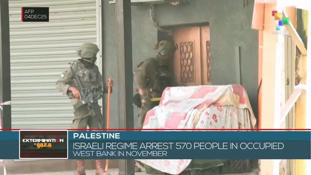 PALESTINE l Israeli regime arrest 570 people in occupied west bank