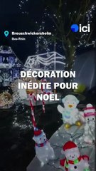 Pour Noël, il décore sa maison avec 40 000 ampoules à Breuschwickersheim